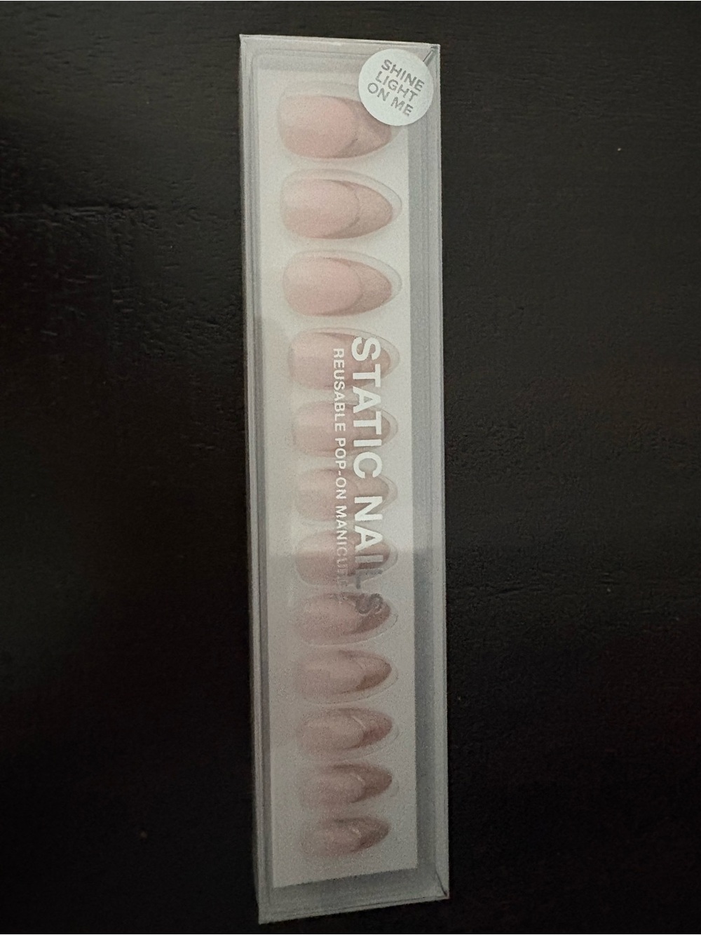 STATIC NAIL Reusable Press-On Nails in Light Pink